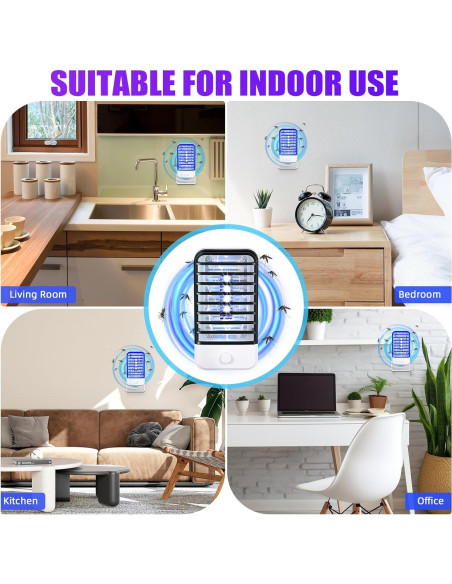 Zapper de Insectos Eléctrico Jahy2Tech 2025 para Interior UV