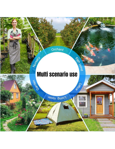 Qualirey 4 Pack Zapper Solar Mosquitos Luz LED Jardín