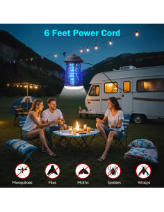 Lámpara Asesina de Mosquitos LED ZECHUAN 102 m 0.89 kg 2