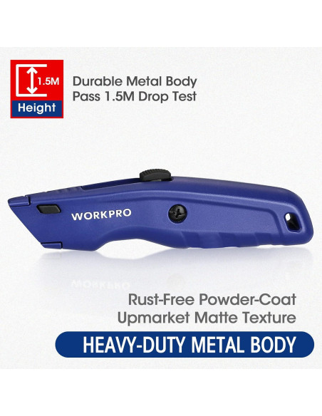 Cortador de Cajas WORKPRO 3 + 10 Cuchillas Extra