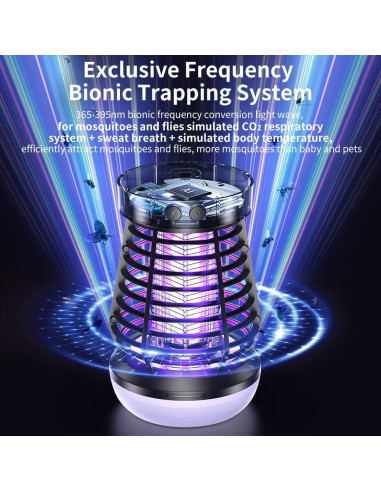 Zapper de Insectos Portátil 3-en-1 Zhongshan J10, Recargable