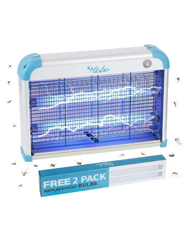 Zapper Eléctrico de Insectos VLISBO 3000V Luz UV 20W