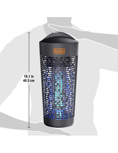 Zapper de Insectos BLACK+DECKER 45.7cm para Jardín y Camping