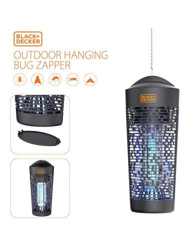 Zapper de Insectos BLACK+DECKER 45.7cm para Jardín y Camping