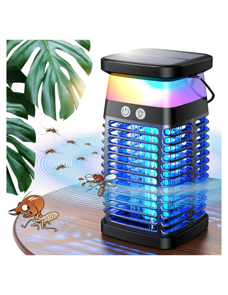 Zapper de Insectos Solar LAZZAROU 4200V Impermeable IP68