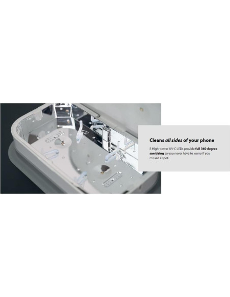 Desinfectante de Teléfonos UV8LED Utilimedic con Cargador Inalámbrico