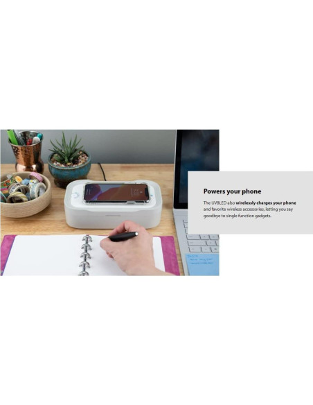 Desinfectante de Teléfonos UV8LED Utilimedic con Cargador Inalámbrico
