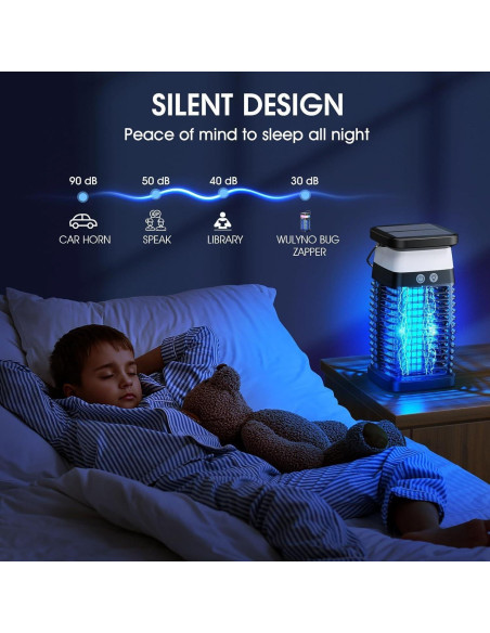 Zapper de Insectos Solar LAZZAROU 4200V Impermeable IP68