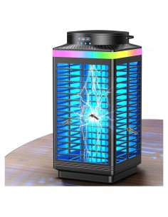 Trampa de Insectos Eléctrica Recargable 5000mAh IP68 para Exteriores