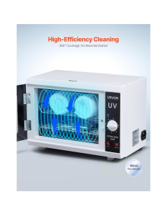 Máquina de Limpieza de Herramientas de Uñas VEVOR 12L UV 2