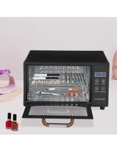 Caja Limpiadora de Uñas TEIPENG 10.5QT 160W 75C Negro 2