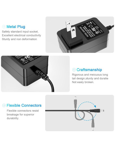 Fuente de Alimentación 24V Mareisa para Lámpara de Uñas SUNUV
