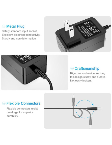 Fuente de Alimentación 24V Mareisa para Lámpara de Uñas SUNUV