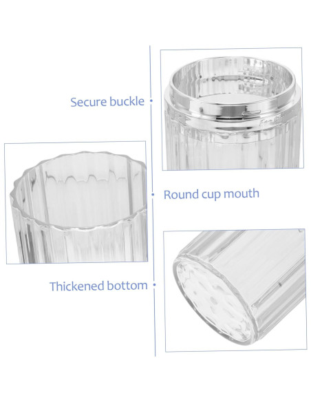 Estuche de Viaje para Cepillo de Dientes Garneck Plata 21.2cm