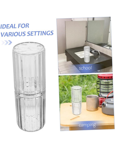 Estuche de Viaje para Cepillo de Dientes Garneck Plata 21.2cm