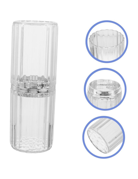 Estuche de Viaje para Cepillo de Dientes Garneck Plata 21.2cm