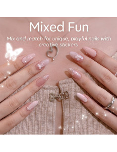 Kit de Esmalte de Uñas en Gel Modelones 4 Colores + Luz UV 2