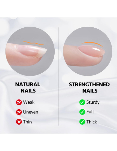 Set de Gel para Uñas GAOY 3 Pcs 16ml Brillante y Sin Limpieza