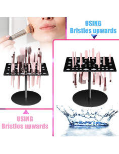 Soporte de Secado para 54 Brochas Jetec Plegable Acrílico 2