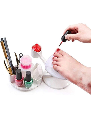 Soporte para Uñas Makartt con Bandejas Multiángulo y Reposamanos