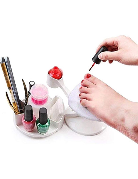 Soporte para Uñas Makartt con Bandejas Multiángulo y Reposamanos