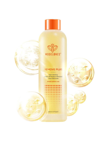 Removedor de Esmalte de Uñas Modelones 236.6 ml con Aceite de Jojoba
