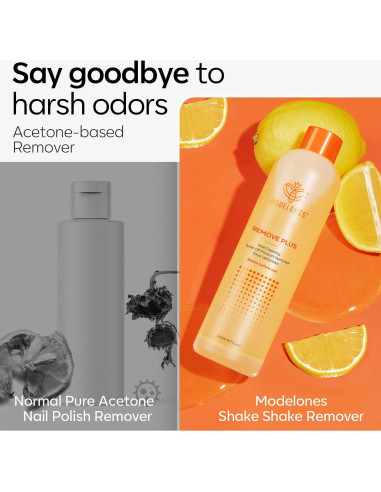 Removedor de Esmalte de Uñas Modelones 236.6 ml con Aceite de Jojoba