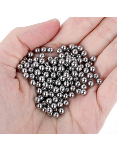 100 Bolas de Mezcla de Pintura Acero Inoxidable 316 5.5mm