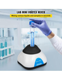 Mezclador Vortex Mini VEVOR 3000RPM 50mL Táctil Científico 2