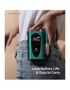 Taladro de Uñas Profesional MelodySusie MM400C Verde 35000 RPM 2