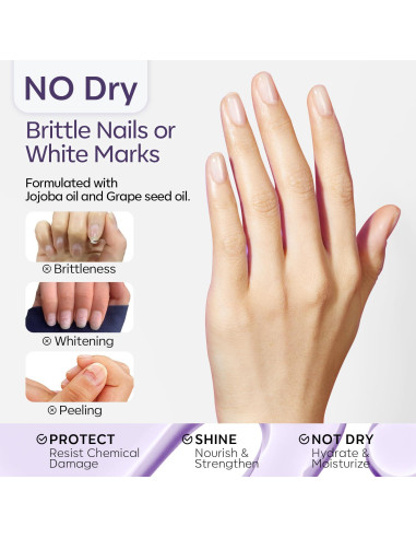 Removedor de Esmalte Modelones 236.6 ml Gel Acetona Lavanda