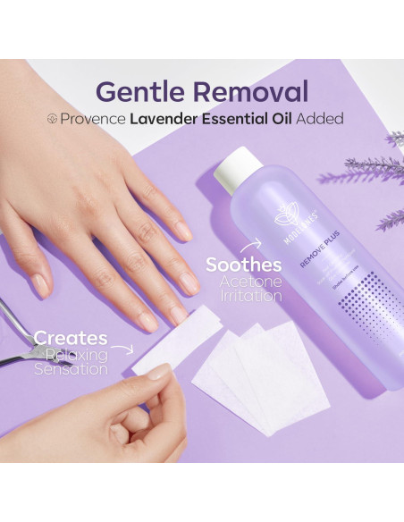 Removedor de Esmalte Modelones 236.6 ml Gel Acetona Lavanda