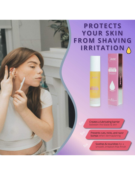 Aceite de Afeitado Jasclair 50ml - Dermaplaning Suave y Hidratante