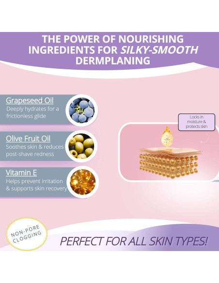 Aceite de Afeitado Jasclair 50ml - Dermaplaning Suave y Hidratante