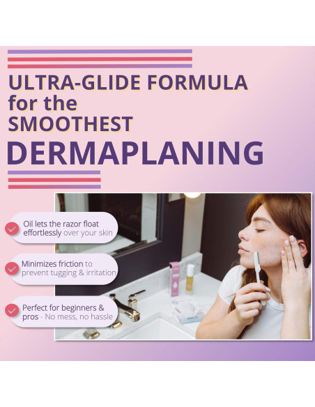 Aceite de Afeitado Jasclair 50ml - Dermaplaning Suave y Hidratante