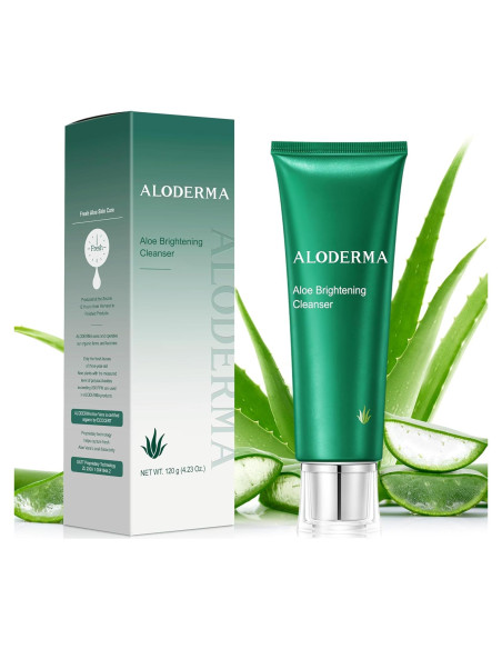 Limpiador Facial Iluminador Aloderma 170g - Aloe Vera y Niacinamida