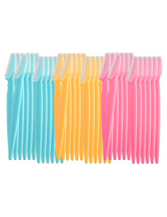 Cuchillas de Cejas FEPITO 39 Pcs Acero Inoxidable Portátiles