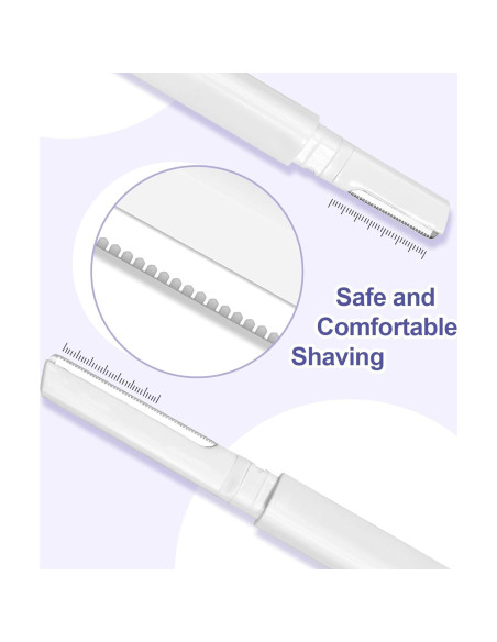 Rasuradora Dermaplane Matgicol para Mujeres - 6 Unidades Blanca