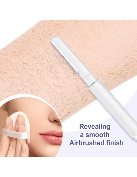 Rasuradora Dermaplane Matgicol para Mujeres - 6 Unidades Blanca