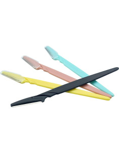 Rasuradora de Cejas Szeyuen 4 Pcs Acero Inoxidable 14.73 cm 2