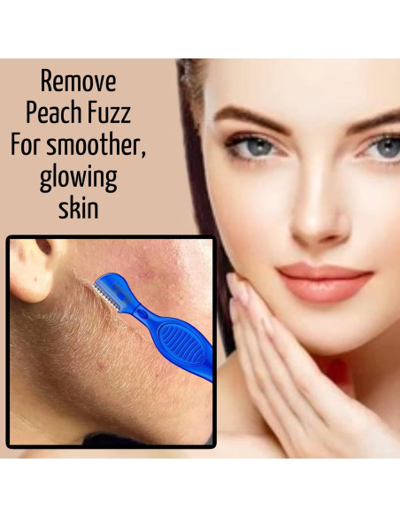 30 Cuchillas de Cejas ALAZCO - Afeitado Facial y Exfoliación