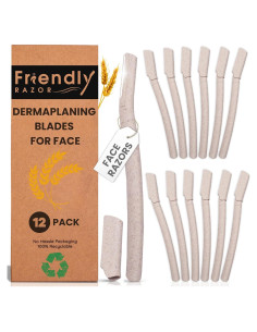 Cuchilla de Dermaplaning Cuchilla Amigable - 3 y 12 Unidades
