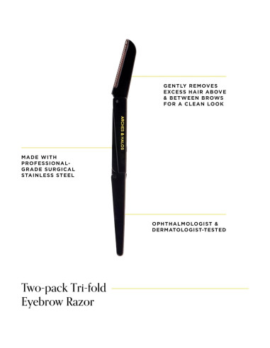 Cuchilla de Cejas Arches y Halos - Tamaño Viaje - 1 pc