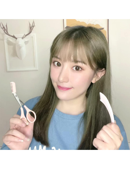 Juego de 6 Recortadores de Cejas Curvados CHENYOUSH