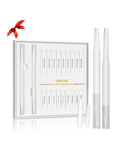 Kit de Dermaplaning COSYLIFE con 2 Cuchillas y 20 Repuestos