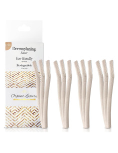 Herramienta de Afeitado Facial Dermaplane Lujo Orgánico 12 pcs