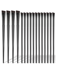 16 Pinceles Angulados para Cejas KALIONE - Delineador Preciso