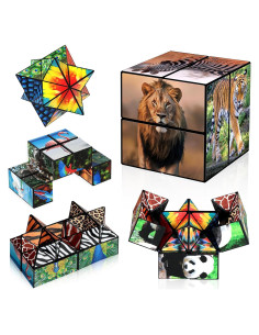 Cubo Mágico Antiestrés Star Cube 2 en 1 para Niños
