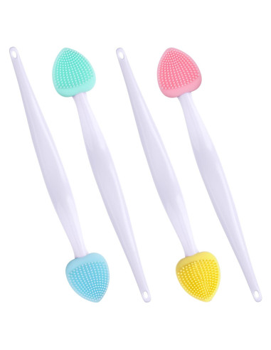 4 Cepillos Exfoliantes de Labios Winsyison de Silicona
