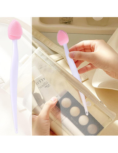 4 Cepillos Exfoliantes de Labios Winsyison de Silicona